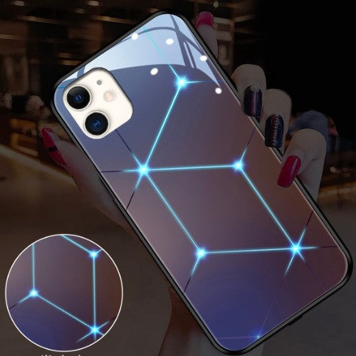 Temepoint Silicone Luminous Glass iPhone Case-4
