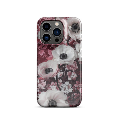 Red Floral Phone case for iPhone-26